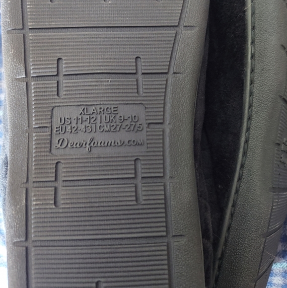 Mens Dearfoams Slippers Size 11/12 - Picture 6 of 8